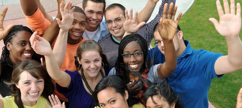 Cultural humility group waving